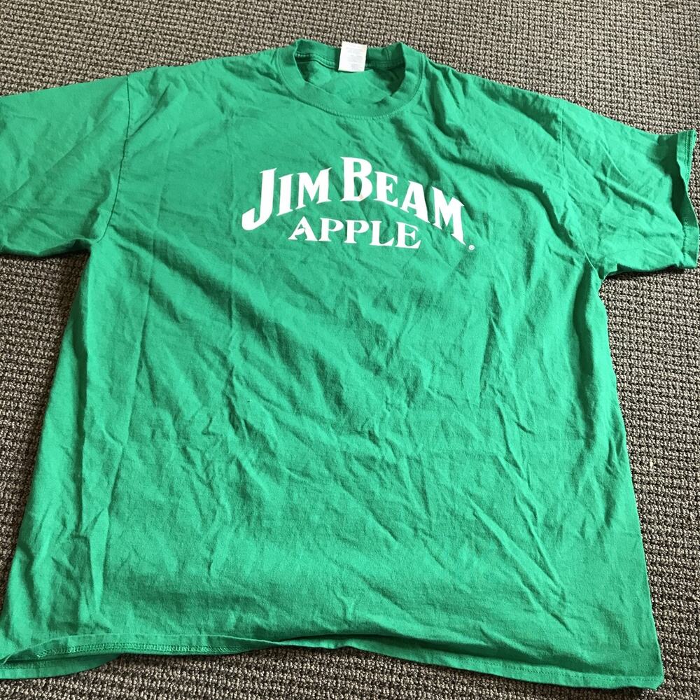 Jim Beam Apple XL Green‎ Tee Shirt By Port